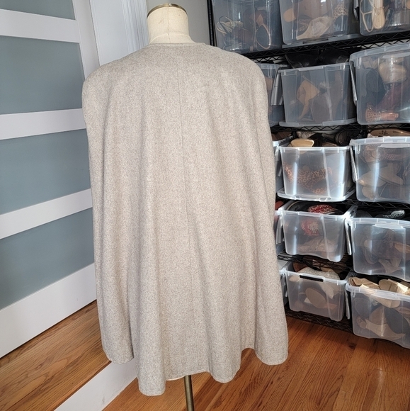 Vintage Lilli Ann Collections Wool Cape Structured Size see measurements - Picture 10 of 16